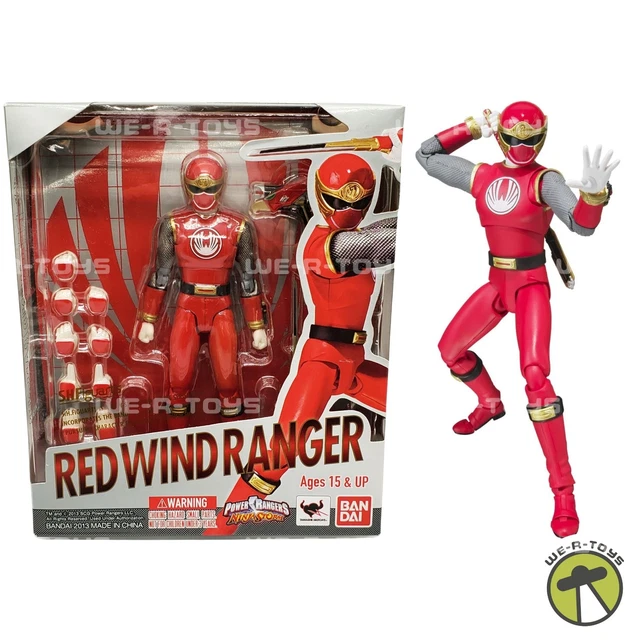 S.H.FIGUARTS & POWER Rangers Ninja Storm CM Rot Wind Ranger Actionfigur ...