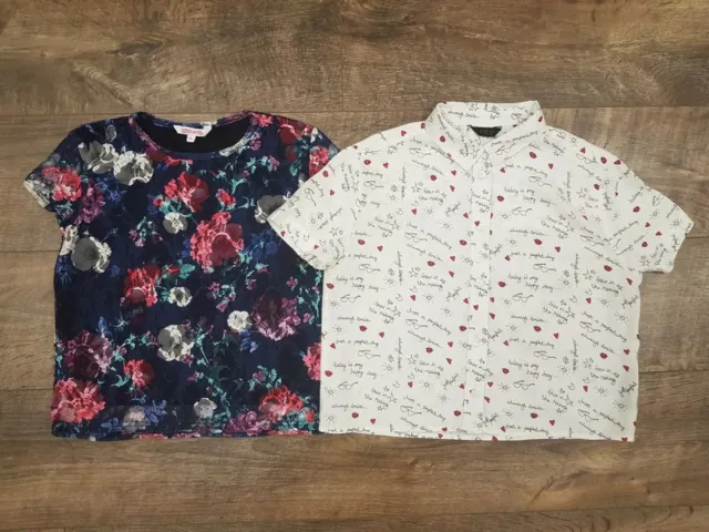 Girls Tops X2  Age 10 Excellent Condition