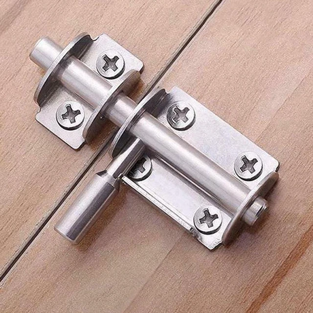 Slide Bolt Gate Latch Heavy Duty Safety Stainless Steel Door Lock Gate Latch 1pc