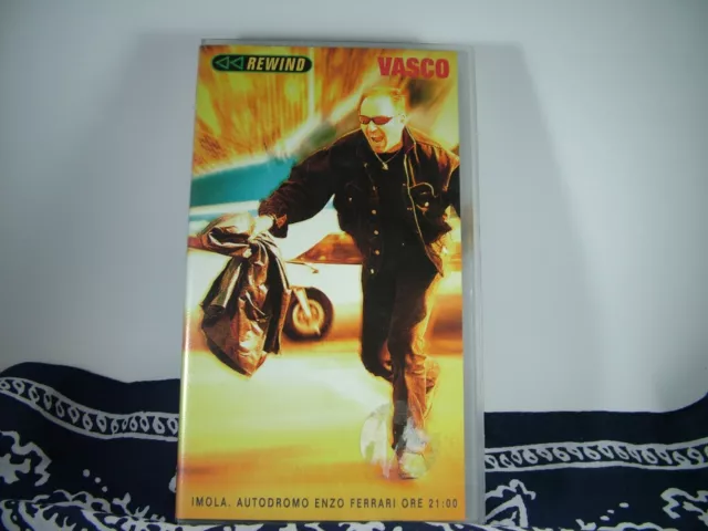 Vasco Rossi Rewind VHS 1999 Emi concerto Imola ottime condizioni