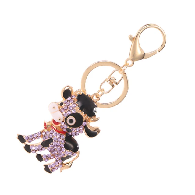 BAMAY Portachiavi In Acrilico A Forma Di Gallina Pollo, Originale, 43x38 Mm, Regalo Per Amanti Degli Animali Da Fattoria