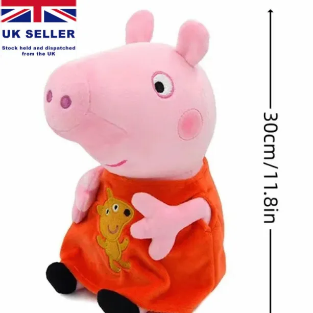 Peppa Pig Cartoon Plush Plushie Toy Kids Childs Birthday Gift Present