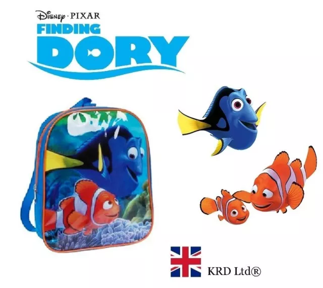 Disney FINDING DORY Kids JUNIOR BACKPACK School Bag Ruck Sack Bags Nemo Gift NEW