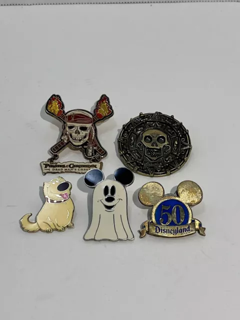DISNEY PIN Lot - Pirates of the Caribbean Mickey Ghost Dog Lot Of 5