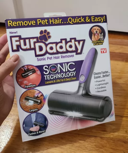 Fur Daddy - SONIC Technology - Amazing Pet Hair Remover