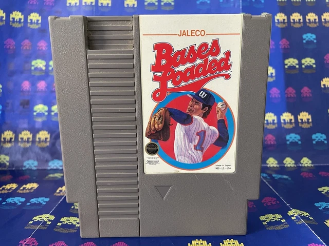 BASES LOADED (1988) nes nintendo entertainment system us NTSC USA IMPORT