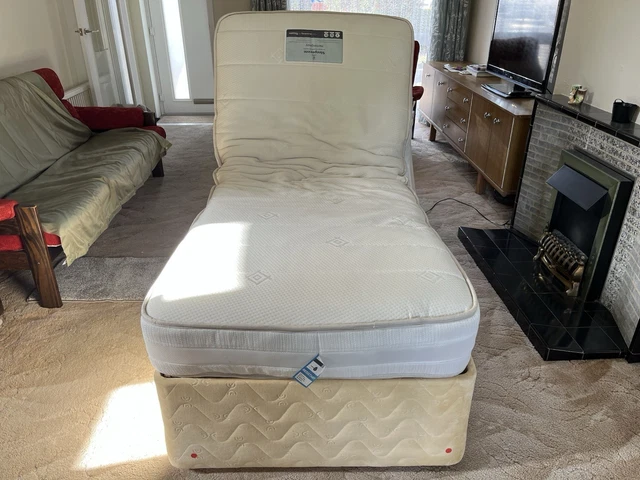 SINGLE MOTORISED RISER Bed Electric Lift Bed Frame Plus Mattress. £1.13 ...