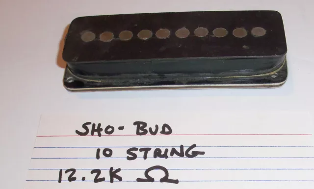 Sho-Bud Pedal Steel Guitar 12.2K Ohms Single Pole Pickup - 10 String Flat Mount