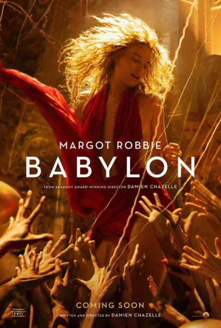 Babylon Original Movie Posters 27x40 DS - Margot Robbie, Brad Pitt