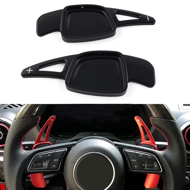 Estensione volante paddle shifter per Audi A6 C8 A7 4KA A8 S4 S5 2020 Blk
