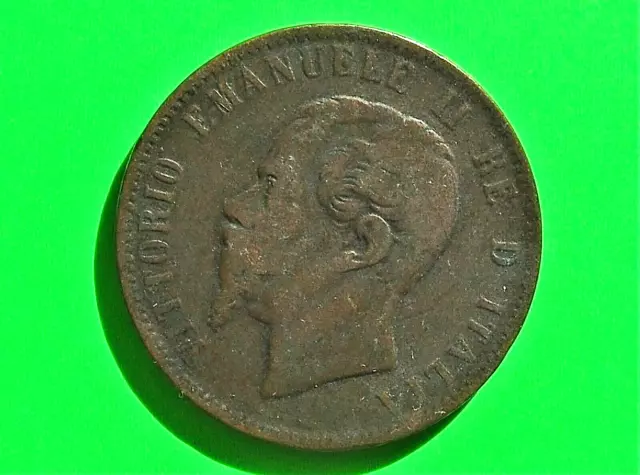 ITALY 1866 "N" 10 Centesimi - USED & Circulated-Refer to photos for condition 2