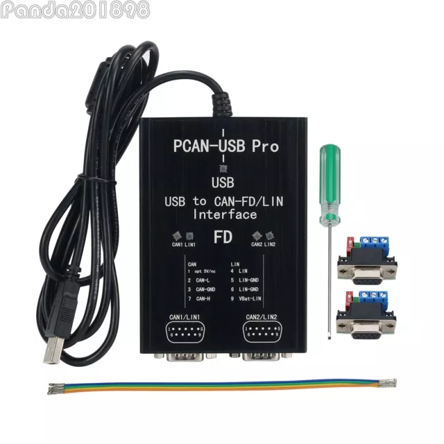 PCAN-USB Pro PCAN FD PRO 8Mbit/s USB to CAN Adapter 2CH CAN FD for IPEH-004061