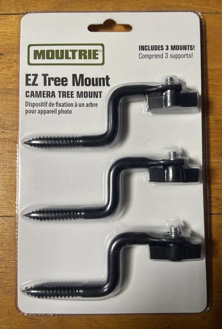 Moultrie EZ Tree Mount for Game Camera 3 Pack Deer Hunting MFH-TM12
