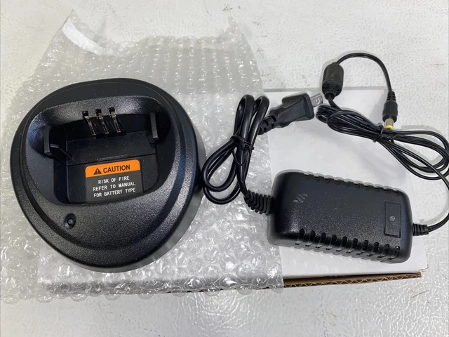 Aftermarket Battery Charger for Motorola CP150 CP200 PR400 WPLN4137 PMPN4133A