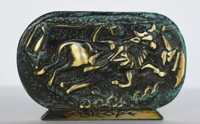Europa's abduction from Zeus - Ancient Greek Mythology - pure Bronze Sculpture