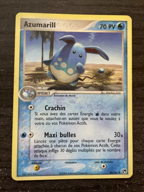Azumarill Unco - Pokemon 30/100 Ex Sandstorm Fr