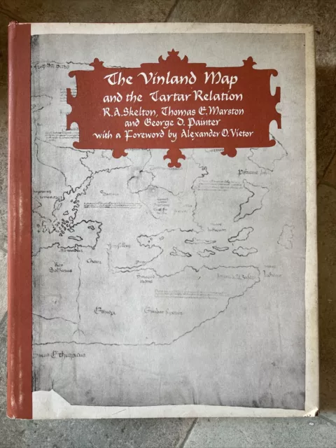 Vinland Map Viking America Ancient Norse Explorer Tartar Revelation Vintage 1965