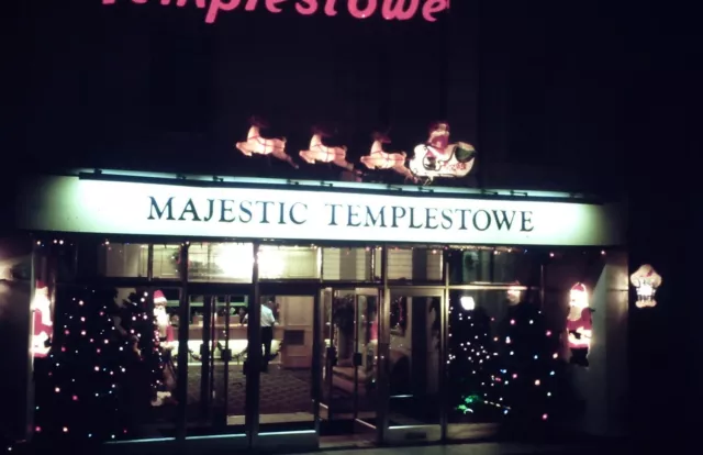 35mm Colour Slide - Christmas Lights - Majestic Templestowe Torquay Dec 94