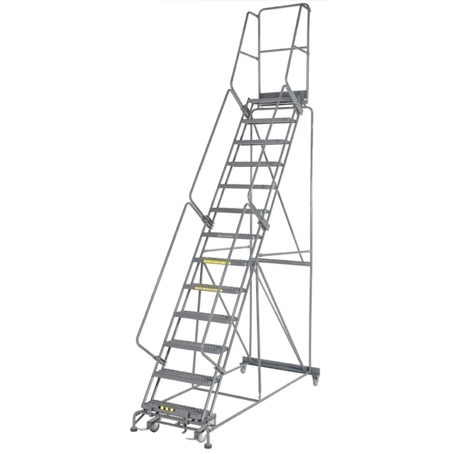 Ballymore Rolling Ladder Overall Height 163 in Steps 13 Cap 450 lb