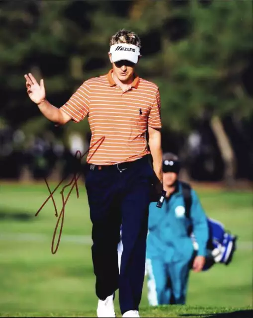Luke Donald authentic signed PGA golf 8x10 photo W/Cert Autographed A0002