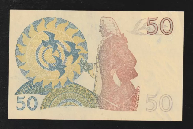 Sweden 50 Kronor, 1984 , P-53, UNC * BANK NOTE 2