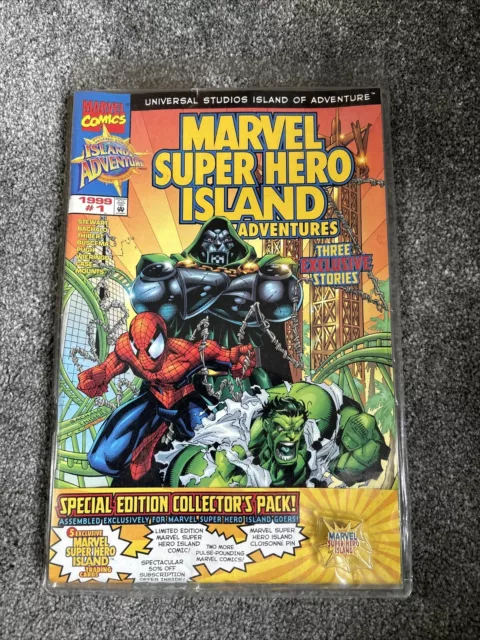 Marvel Super hero Island Adventure Issue 1 Rare Special Edition Captain America