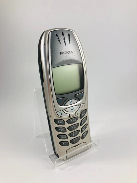 Téléphone Portable Nokia 6310i - Débloqué, Argenté, Bon état, Avec Chargeur