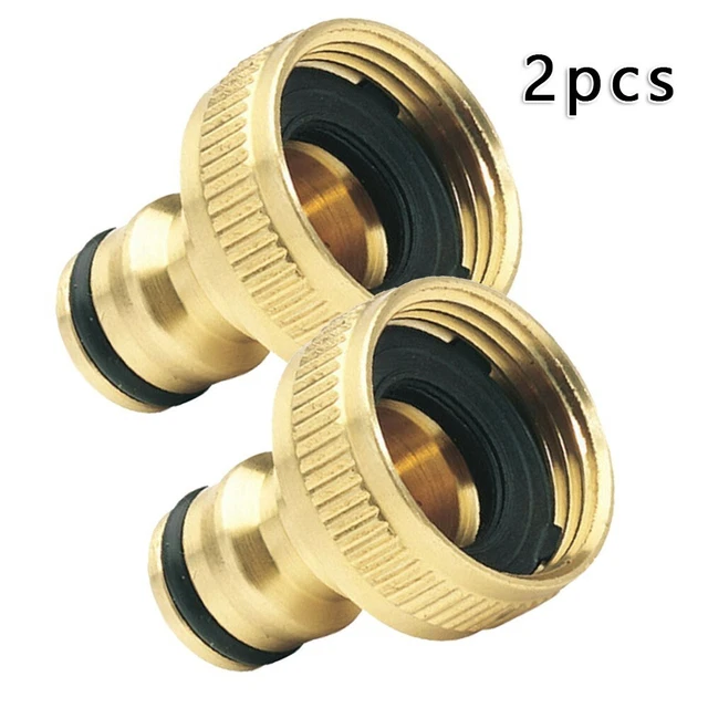 Gewinde Anschluss Schlauch Wasserhahn 3/4 " Auf 1/2 " Garten Wasser Rohr Passend