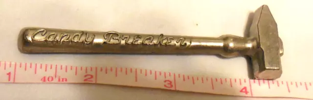 1 Candy Breaker Hammer Small Chrome Color 3 1/3" long,vintage tool