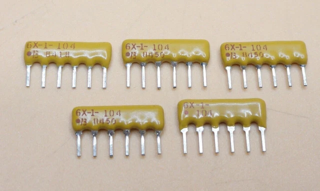 Lot de 10 réseau de résistance Bourns 4606X-101-102