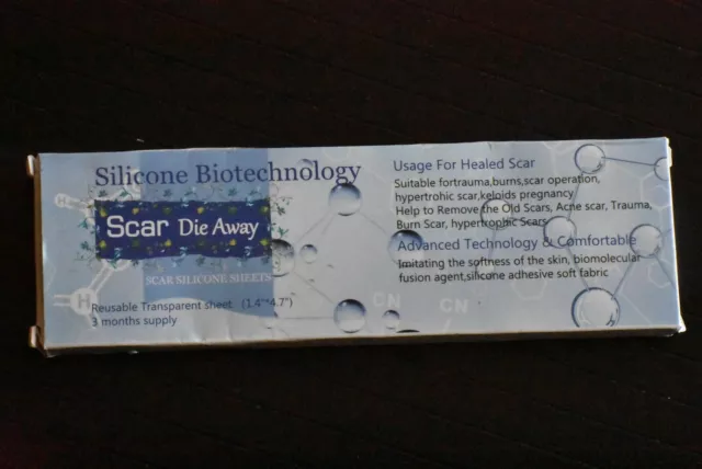 Hojas de tratamiento de cicatrices de biotecnología de silicona cinta para cicatrices suministro de 3 meses