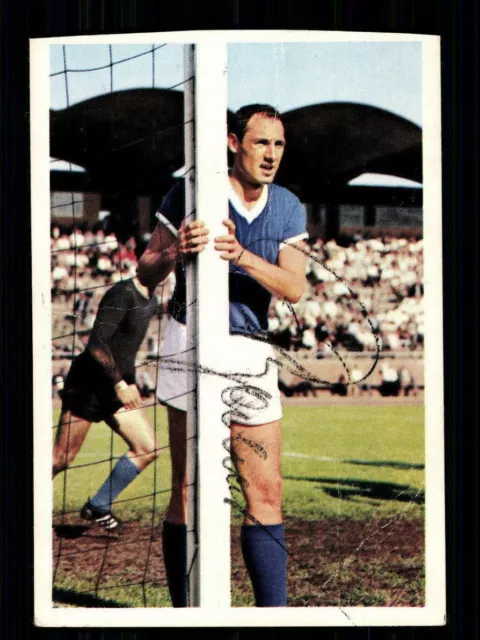 Hans Jürgen Becher FC Schalke 04 Bergmann Sammelbild 1967-68 Original Signiert