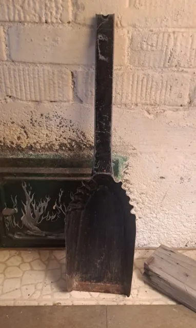 Vintage Metal Scoop Coal Ash Shovel Vintage - 20.5"