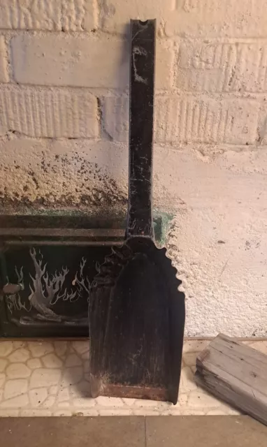 Vintage Metal Scoop Coal Ash Shovel Vintage - 20.5"