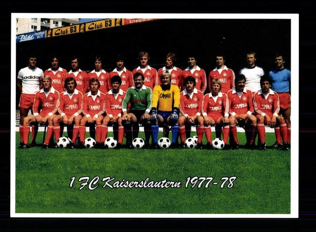 1 FC KAISERSLAUTERN Mannschaftskarte 197778 TOP EUR 2,99 PicClick DE