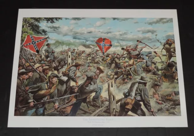 Don Troiani - The  Emmitsburg Road - Hand Signed - Civil War Print - MINT