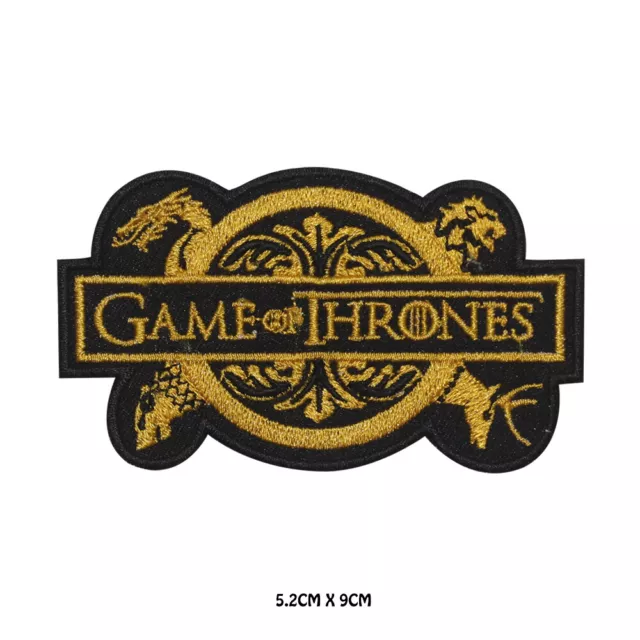 Game Of Thrones Embroidered Iron on Patch Sew On Badge