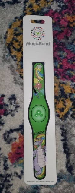 NEW Disney Parks Magic Band Figment Imagination Paints LINKABLE Green