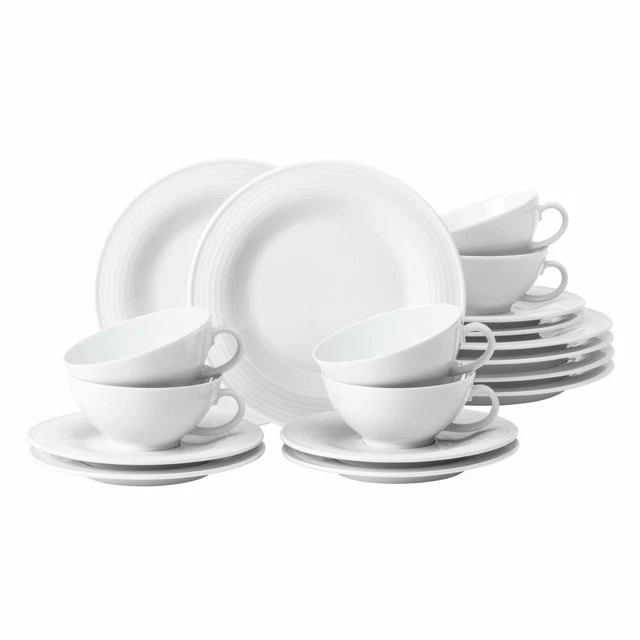 Service à Thé Seltmann Weiden Sonate 18 Pièces - Porcelaine Neuve