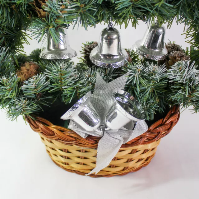 Vintage House of Lloyd Christmas Around The World Silver Bells Tree Table Floor 2