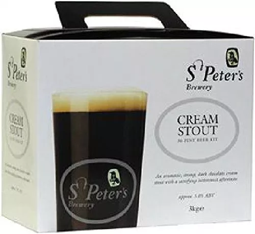 St Peters Brewery Cream Stout Beer Kit Makes 36 Pints (3Kg) - Homebrew