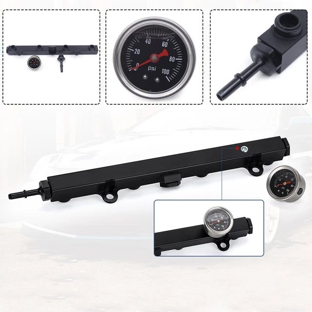 HIGH FLOW FUEL Rail Aluminum for Honda KSeries K20, K20a, K20a2, K20z