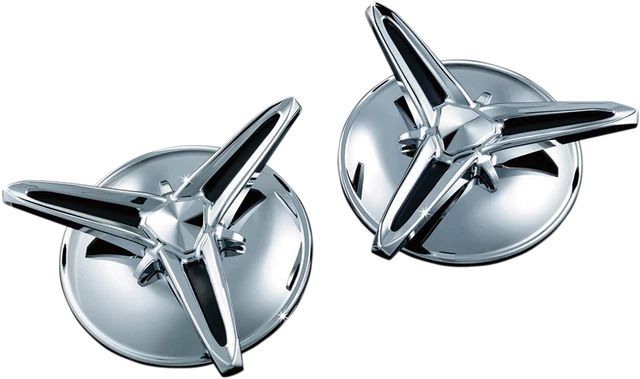 Kuryakyn 1243 Knock-Off Center Caps