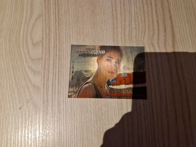 extrêmement rare carte holographique JAMES BOND 007