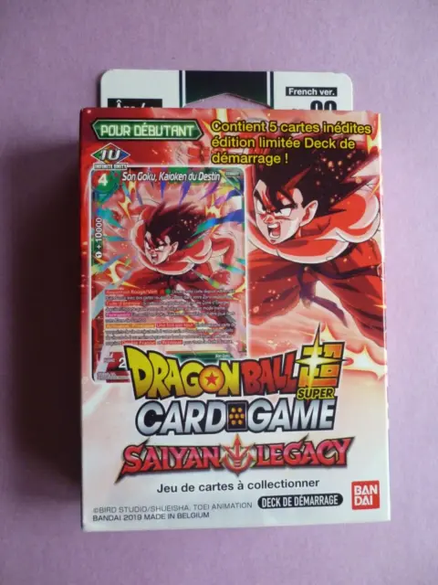 Dragon Ball Super Card Game Deck de Démarrage  Saiyan Legacy  SD09  Français