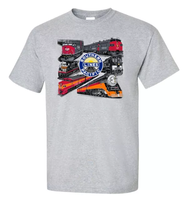 Southern Pacific Lives trian Authentic Railroad T-Shirt Tee Shirt [54]