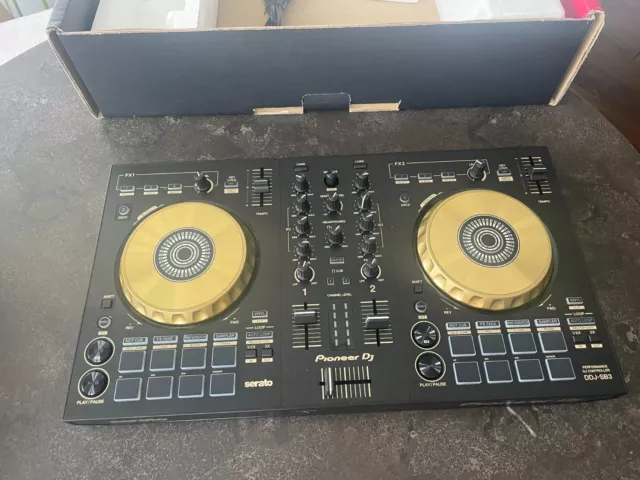 Pioneer DDJ-SB3-N DJ Controller Limited Edition Gold 2 channel mixer