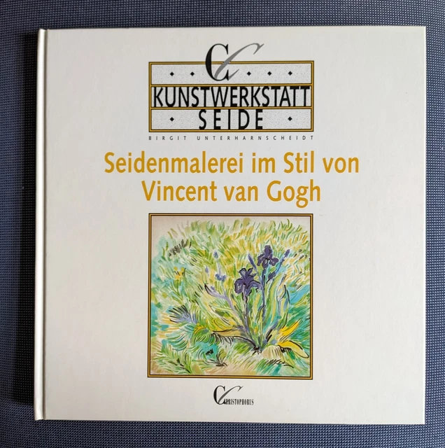 Seidenmalerei im Stil von Vincent van Gogh von Birgit Unterharnscheidt