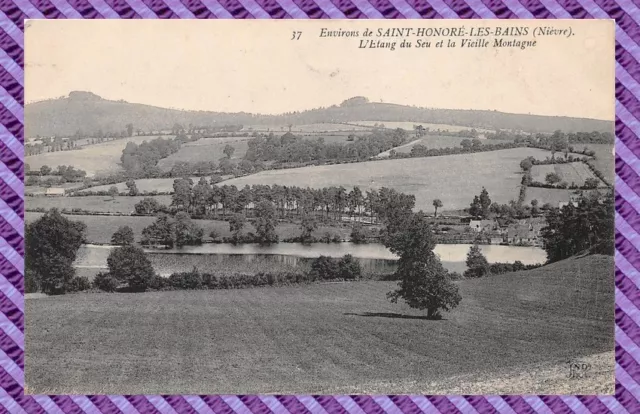 CPA - 58 - Environs de SAINT HONORE les BAINS - L'etang du Seu