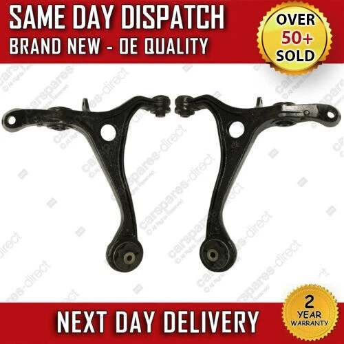 FRONT CONTROL ARMS Honda Accord Mk7 Lower Wishbone Suspension Pair 2002